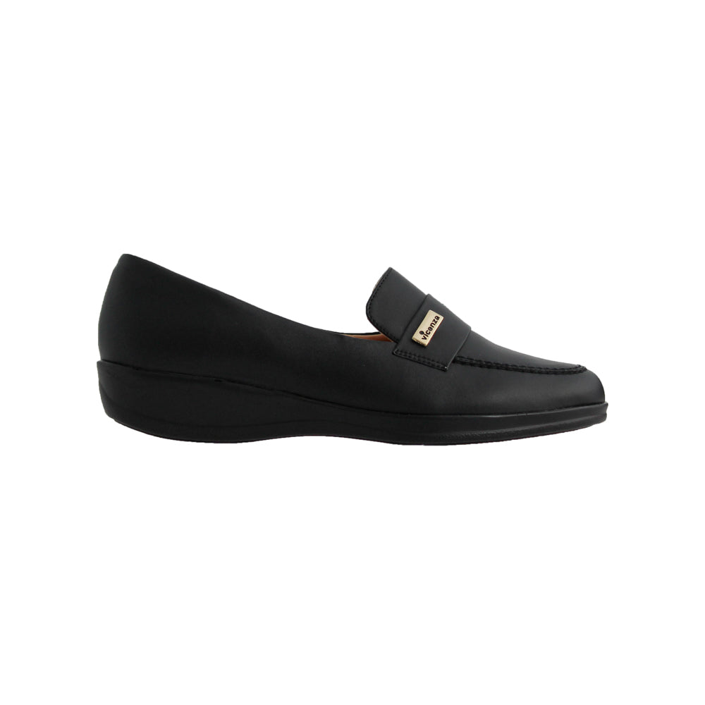 Zapato Confort Mujer Vicenza 22613 Casuales Piel Negro