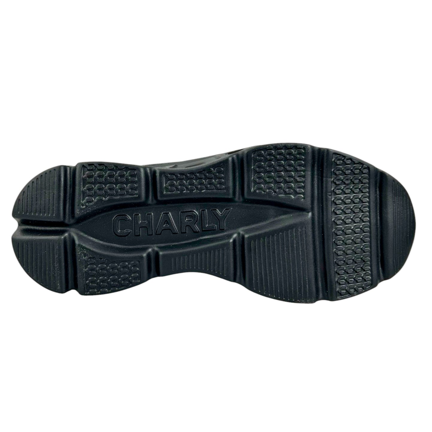 Tenis Sport Charly 1087710 Hombre Running Gym Negro Gris