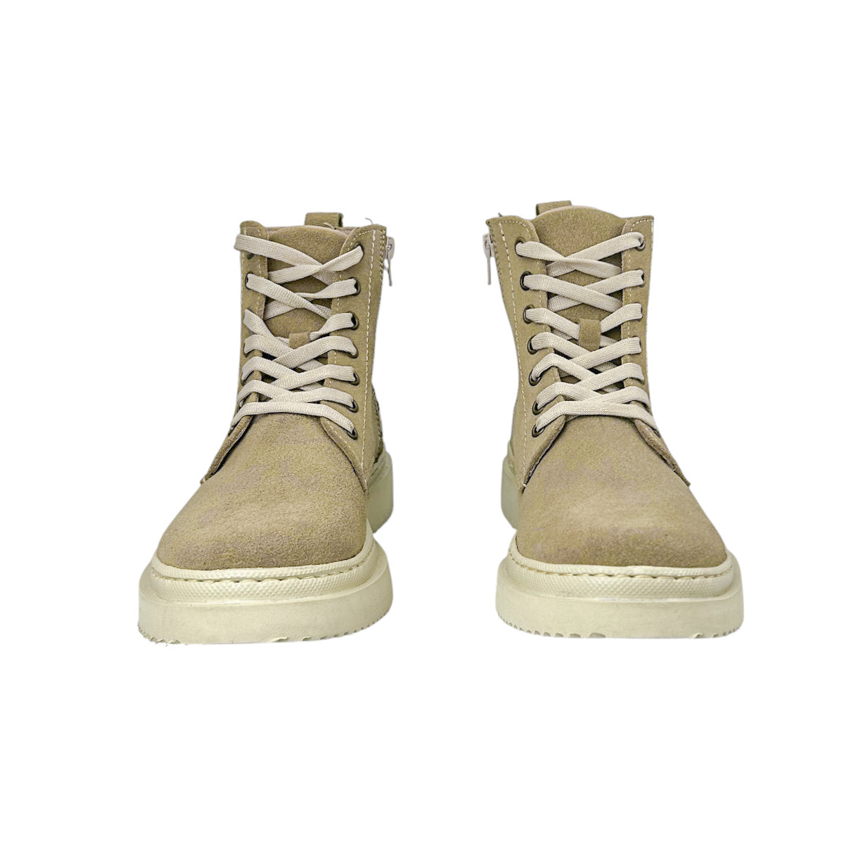 Botas Casuales Hombre Triples 37621 Agujeta Piel Gamuza Agujetas