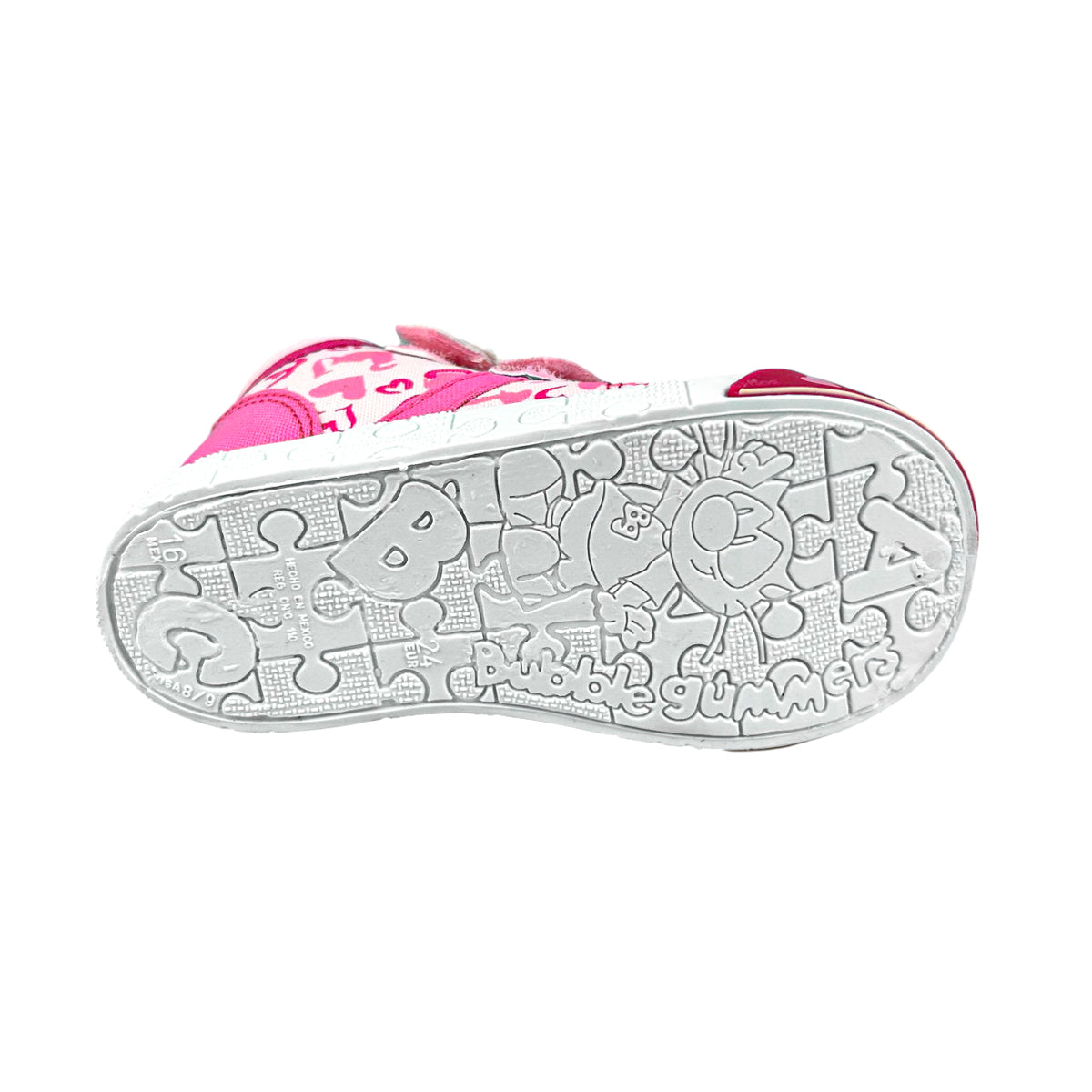 Tenis Bubble Gummers Cathy I Niña Bota Rosa Fiusha 14-17
