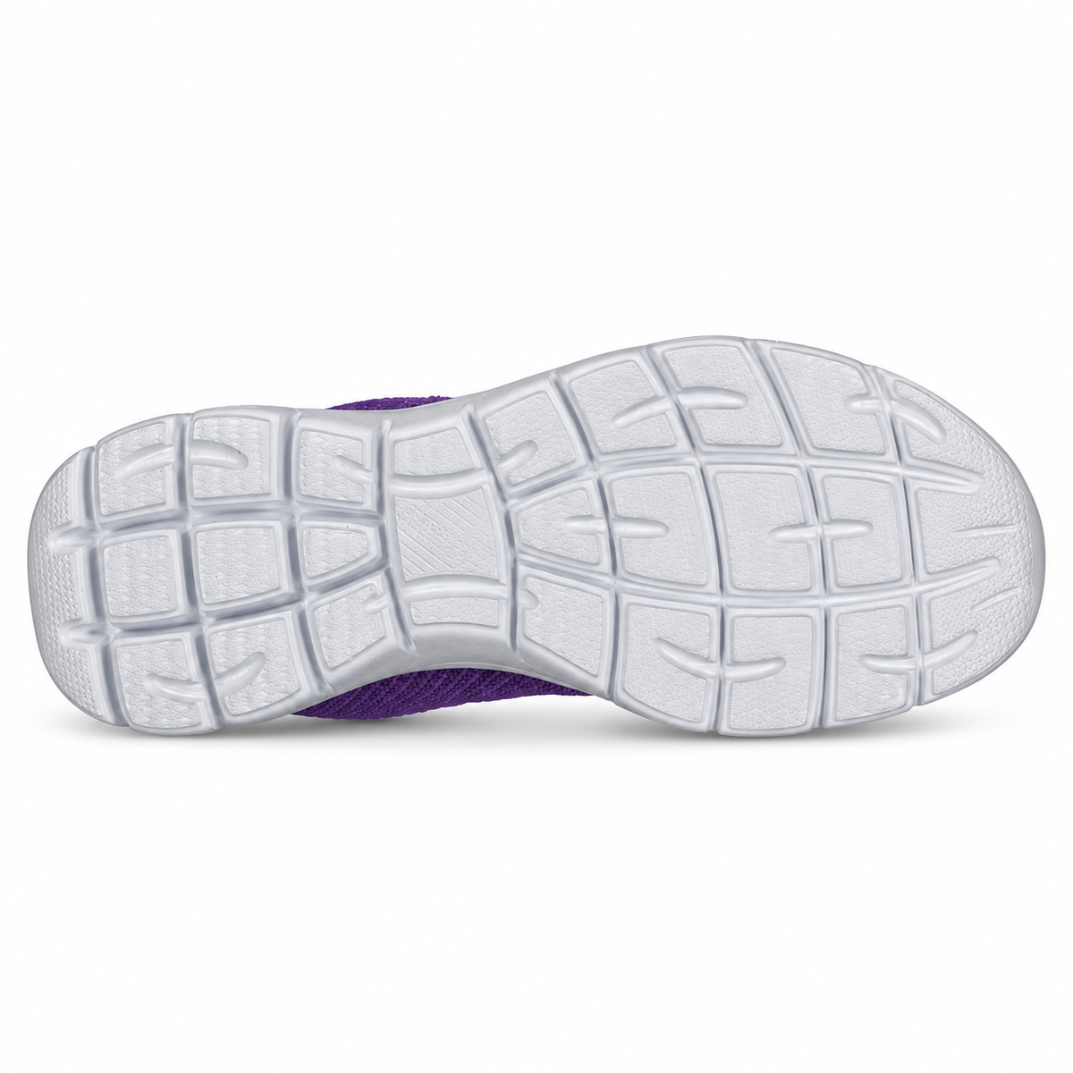Tenis Skechers Mujer 21009mx Dkpr Memory Foam Morado Obscuro