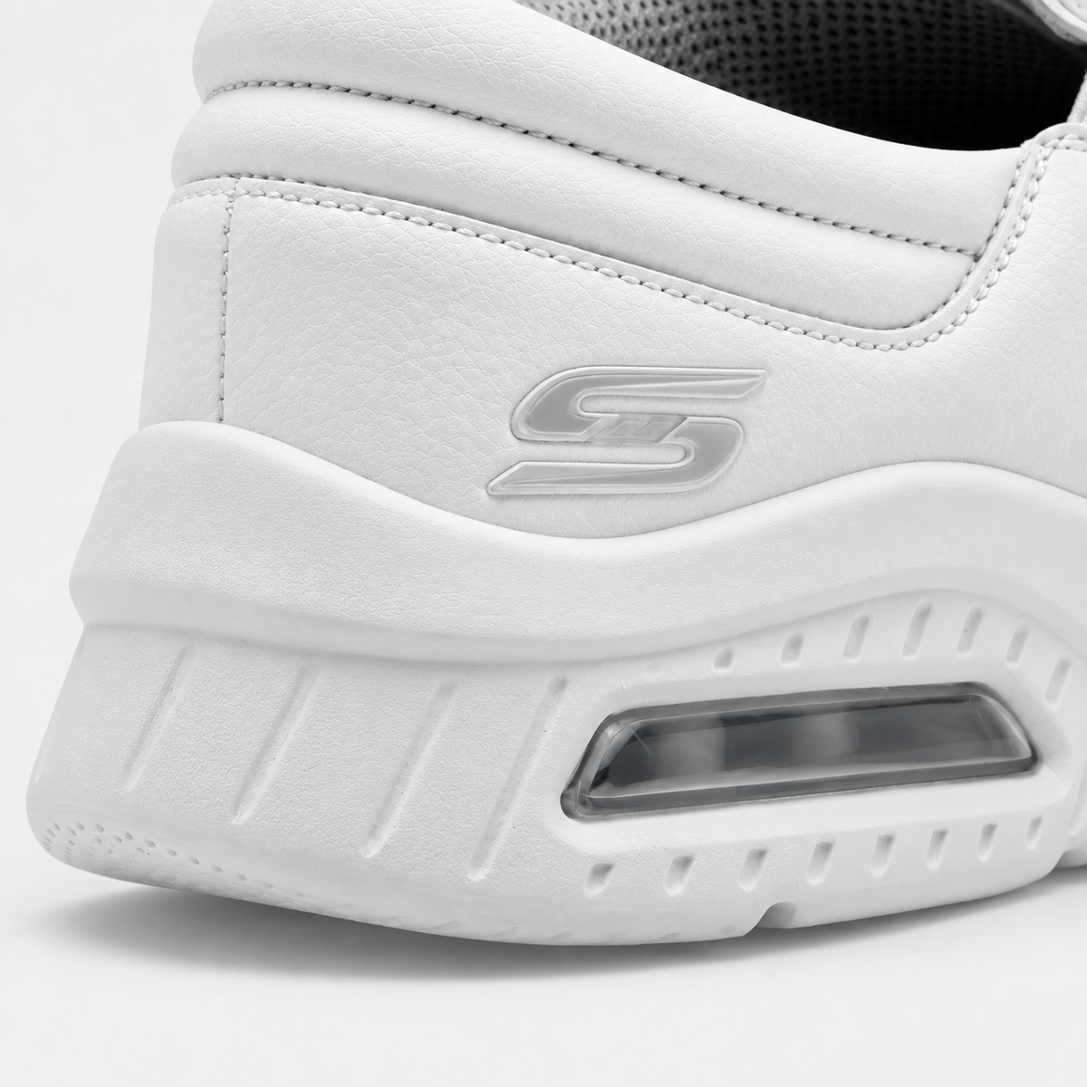 Tenis Skechers Mujer 21015mx Wht Slip On Skech-air Blancos