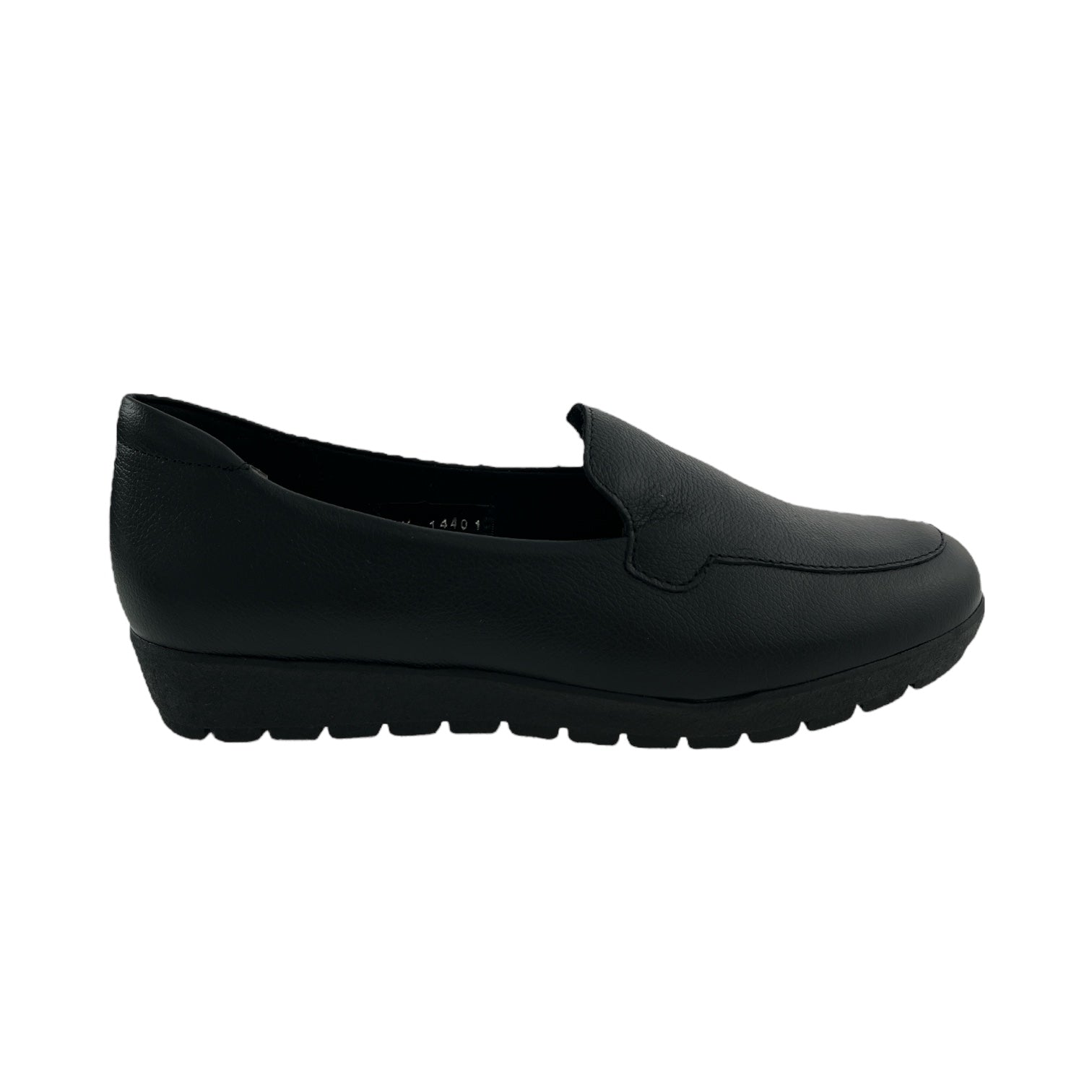 Zapato Mujer Vicenza 14401 Loafer Extra Ligero Piel Negro