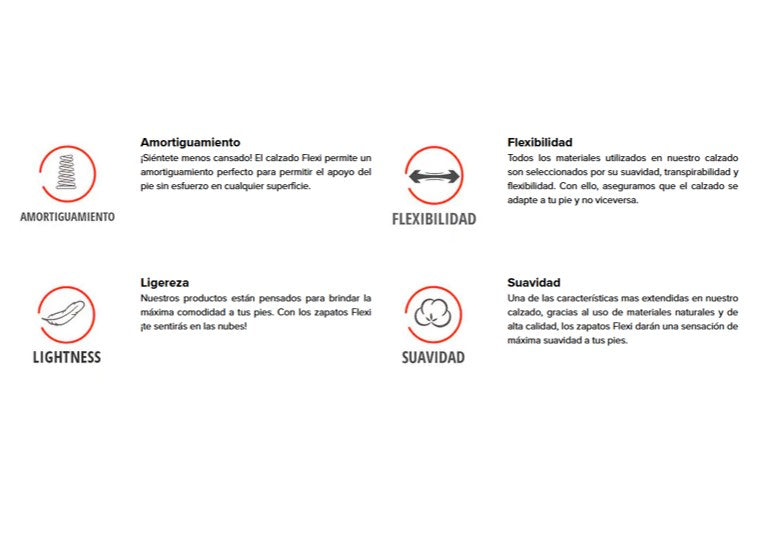 Zapatilla Mujer Flexi 118902 Tacón Ancho Plataforma Piel Ngo