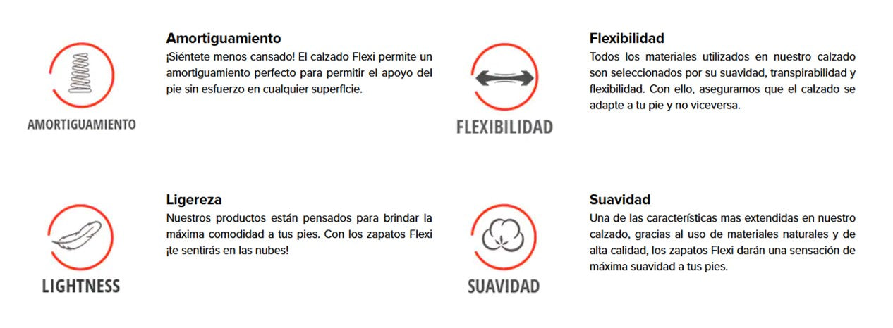 Zapato Dama Flexi 32606 Mocasín Elástico Frontal Piel Negro