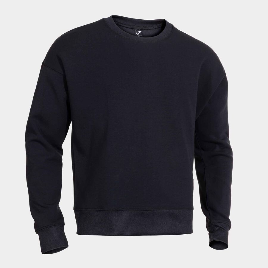 Sudadera Joma 104151 Hombre Step Negra Cuello Redondo