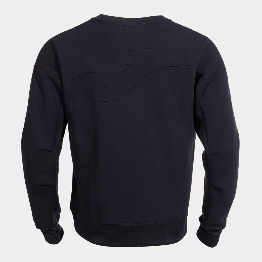 Sudadera Joma 104151 Hombre Step Negra Cuello Redondo