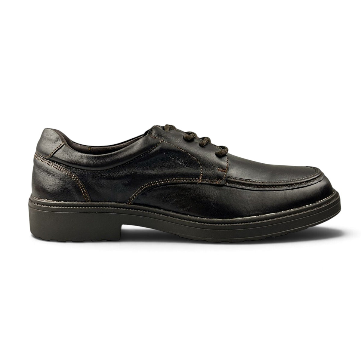 Zapatos Derby Merano 46122 Hombre Piel Chocolate Vestir