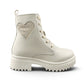 Botas Yuyin Niña 25571 Corazón Latte Cierre Agujetas 18-21