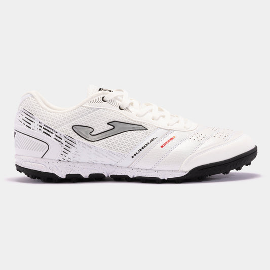 Tenis Fútbol Rápido Hombre Joma Munw2402tf Turf Piel Blancos