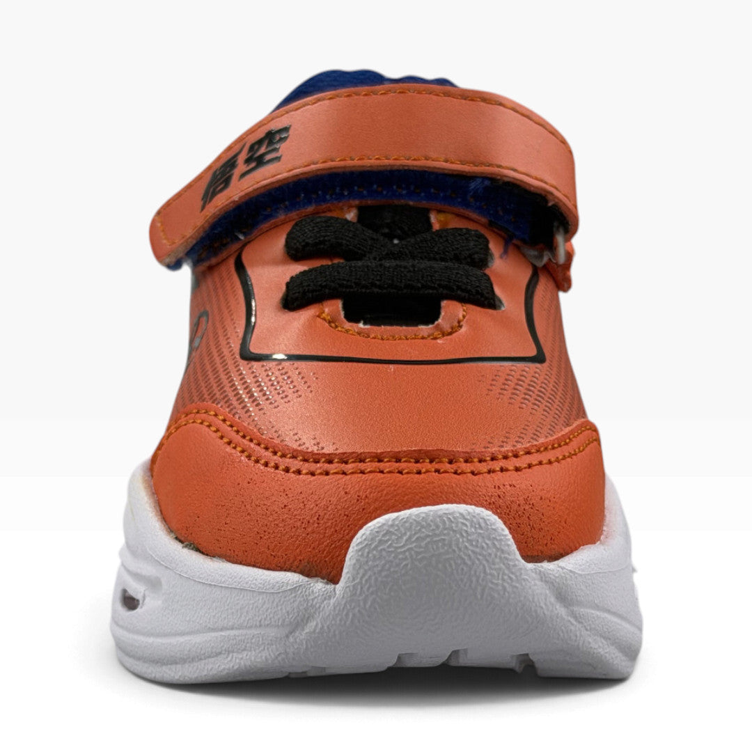 Tenis Dragon Ball Niño 34401 Luces Contactel Naranja 14-17