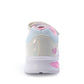 Tenis Bubble Gummers Stitch Niña Bibiana Luces Blanco Rosa