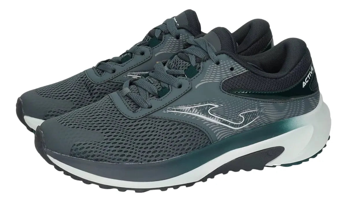 Tenis Running Hombre Joma Ractiw2520 Active Cómodos Gris Oscuro