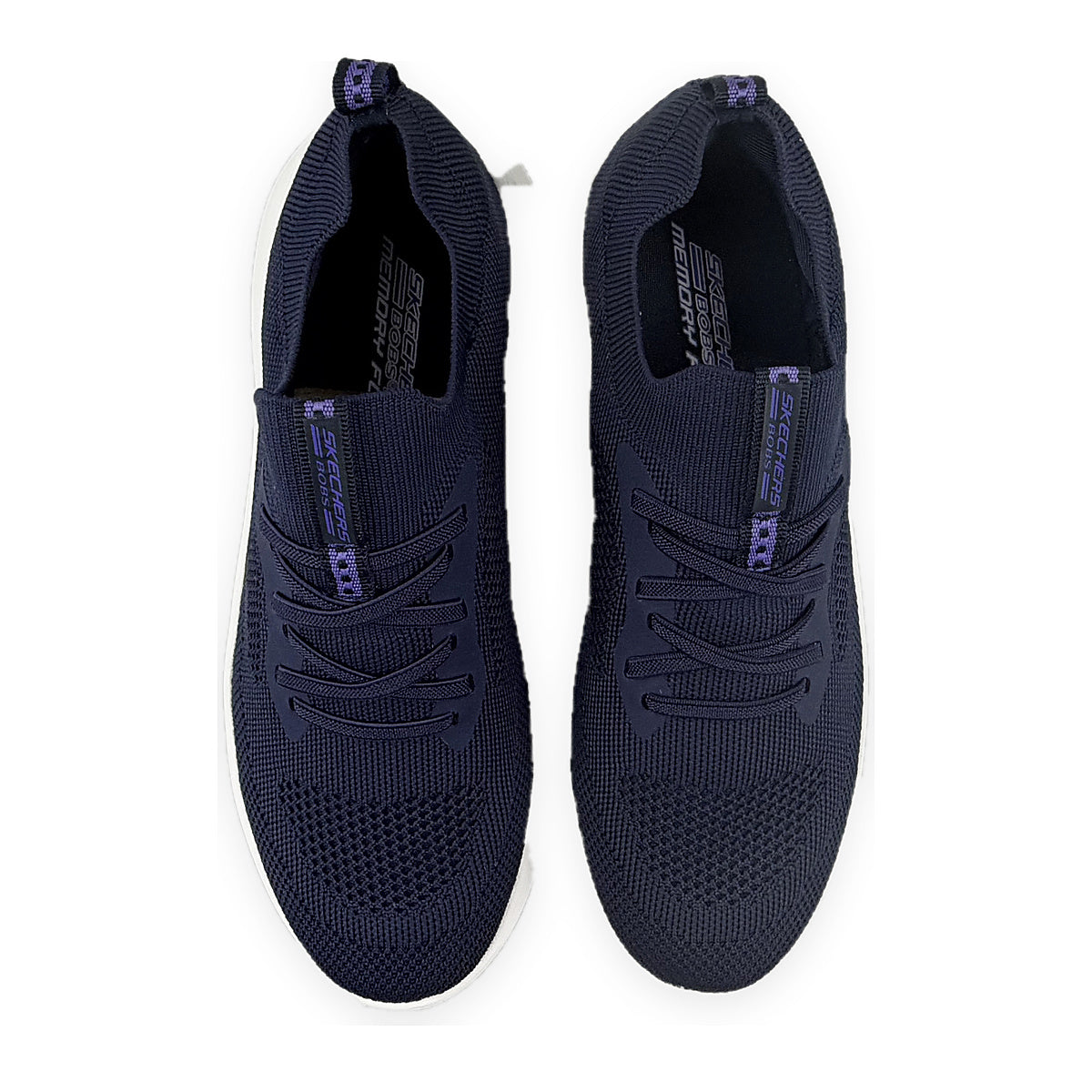 Tenis Skechers Mujer 896471mx Nvy Bobs Squad Waves Marino