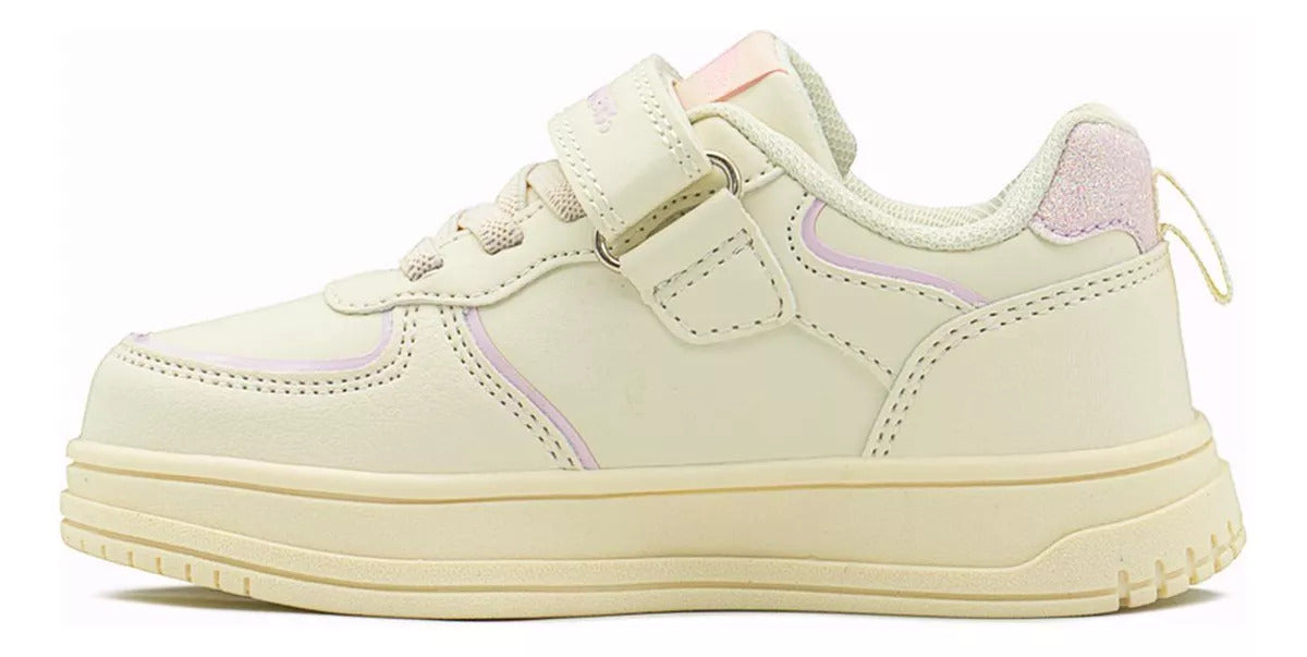 Tenis Casual Niña Bubble Gummers Sharon Beige (17.0 - 21.0)