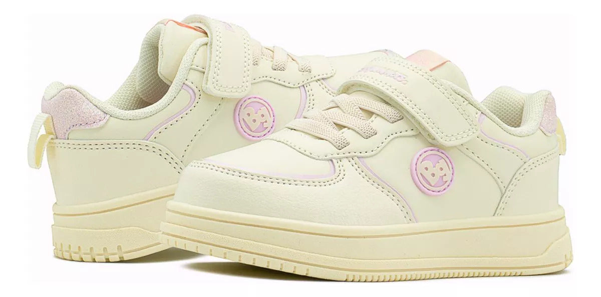 Tenis Casual Niña Bubble Gummers Sharon Beige (17.0 - 21.0)