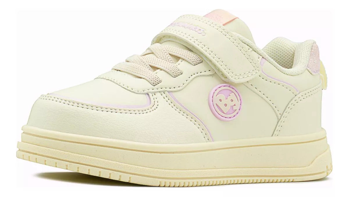 Tenis Casual Niña Bubble Gummers Sharon Beige (17.0 - 21.0)
