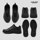 Tenis Trabajo Hombre Court 7153p Confort Ligero Piel Negro