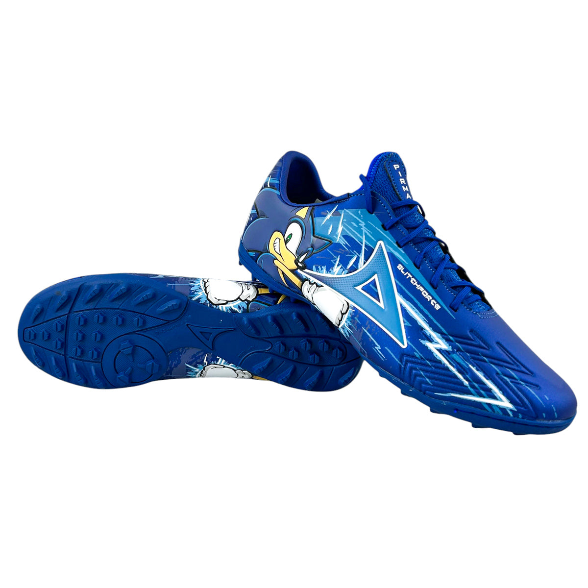 Tenis Futbol Rápido Hombre Pirma Sonic 3073 Turf Azules