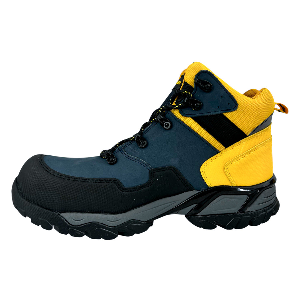 Bota Industrial Hombre Goodyear Gy-101 Piel Casquillo Azul