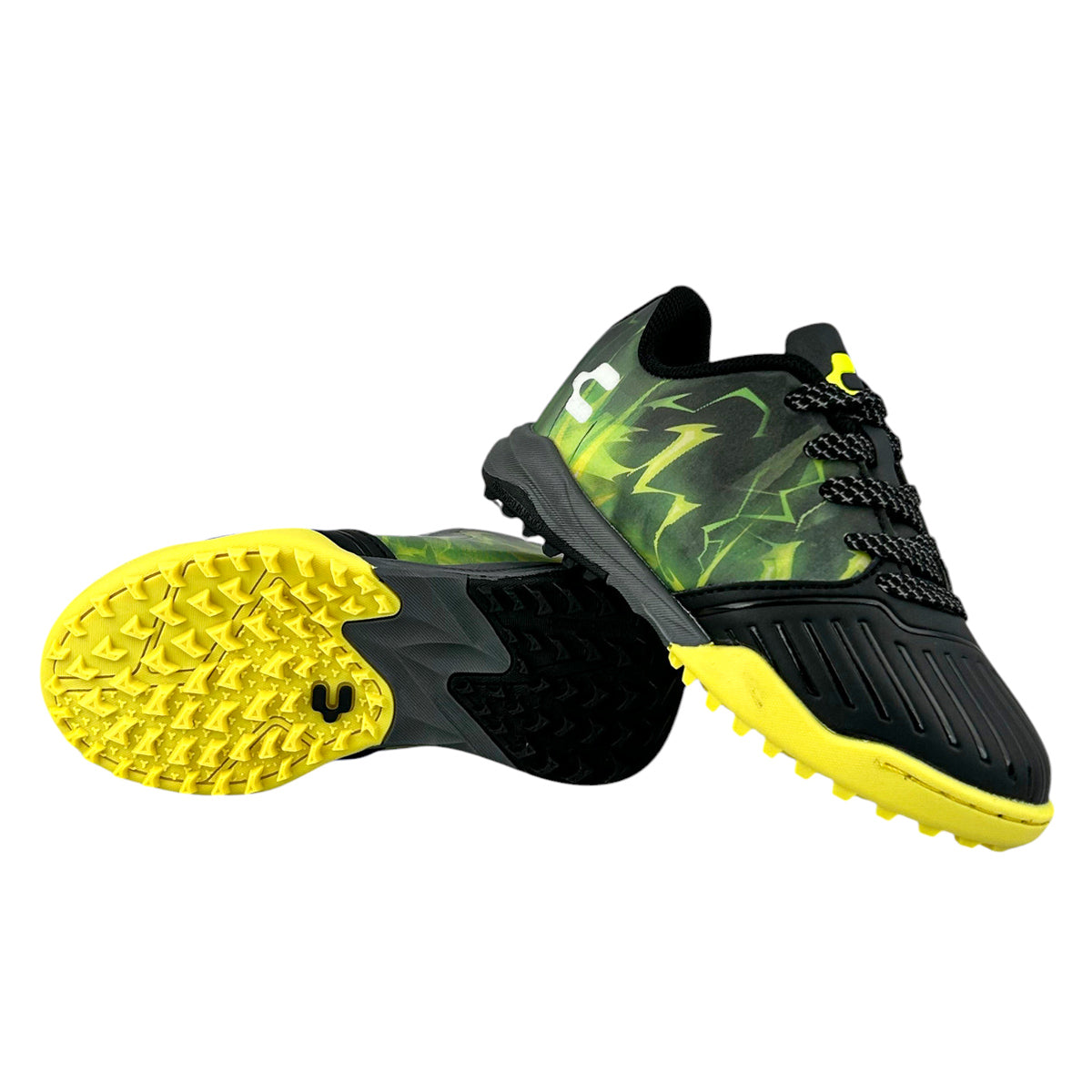 Tenis Fútbol Rápido Niño Charly 1065189 Turf Negros 15-21