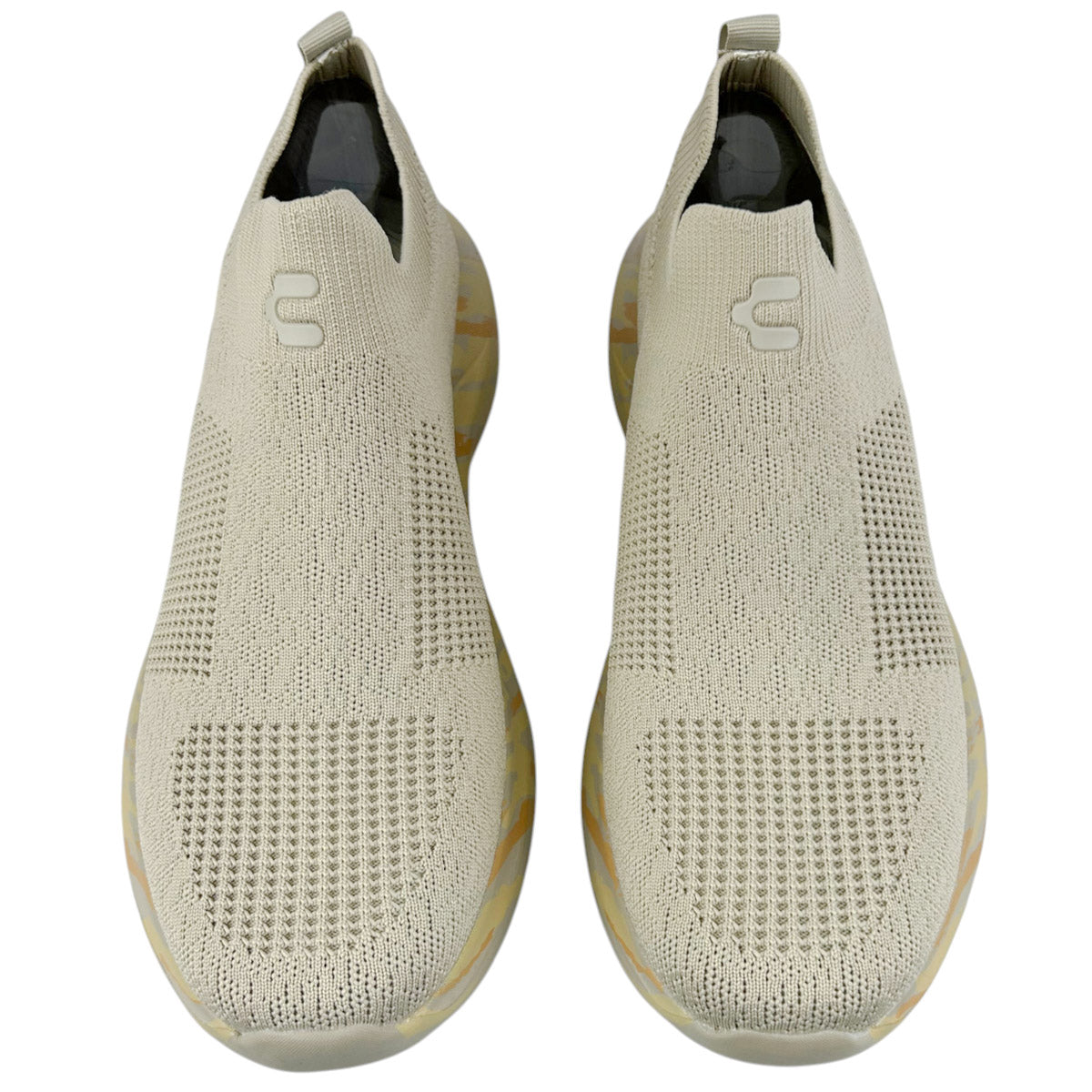 Tenis Hombre Charly 1086419 Walking Beige Slip On Casuales