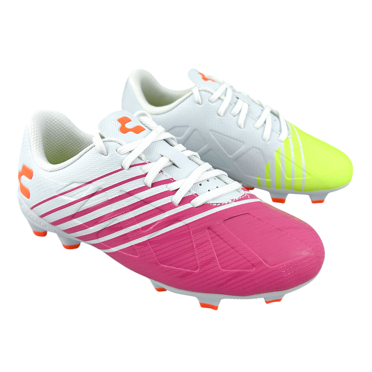 Tacos Fútbol Niño Charly 1098914 Blanco Fiusha Limón 15-21