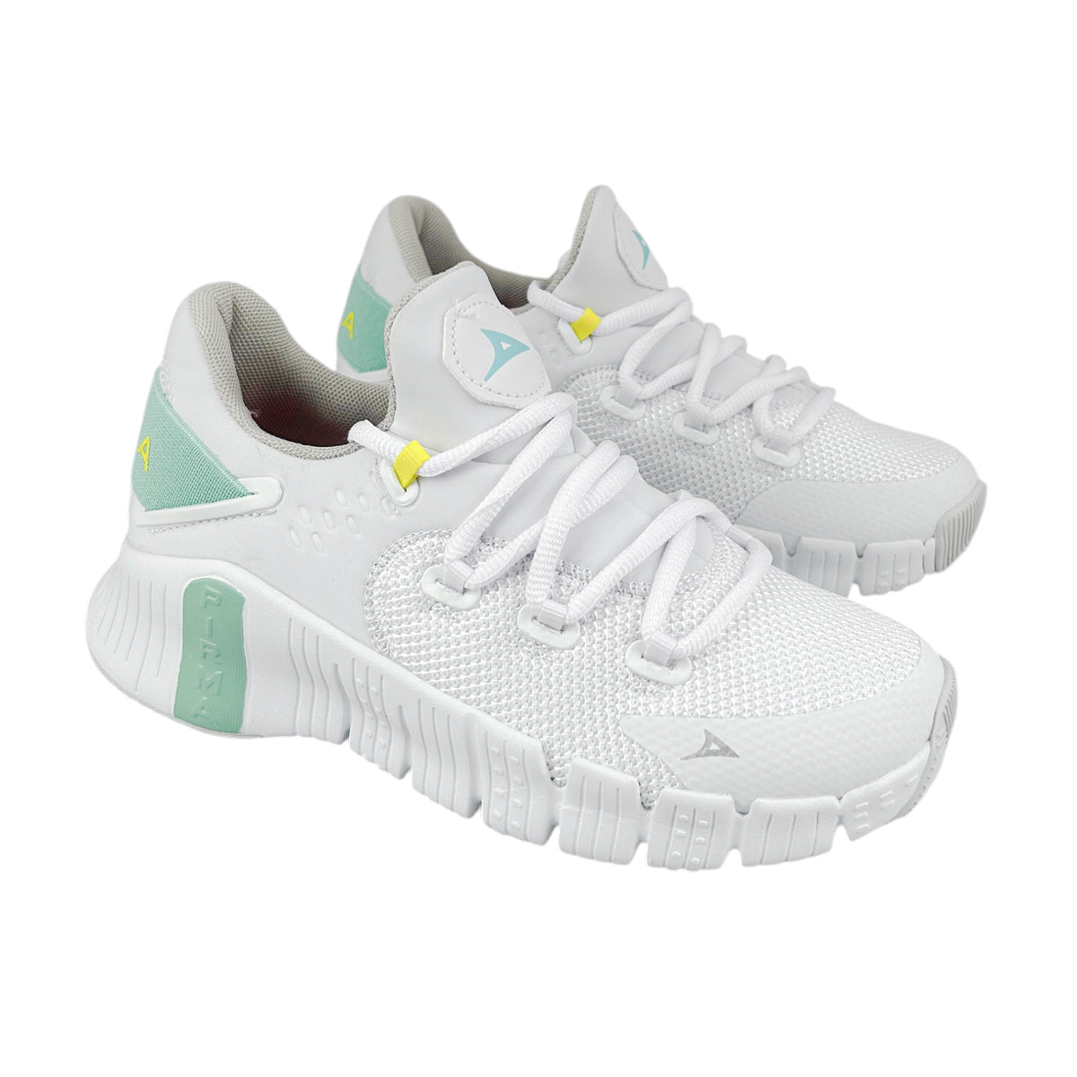 Tenis Training Mujer Pirma 1310 Gym Blanco Verde