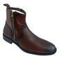 Botines Vestir Hombre Christian Gallery 7503-1l Piel Caoba