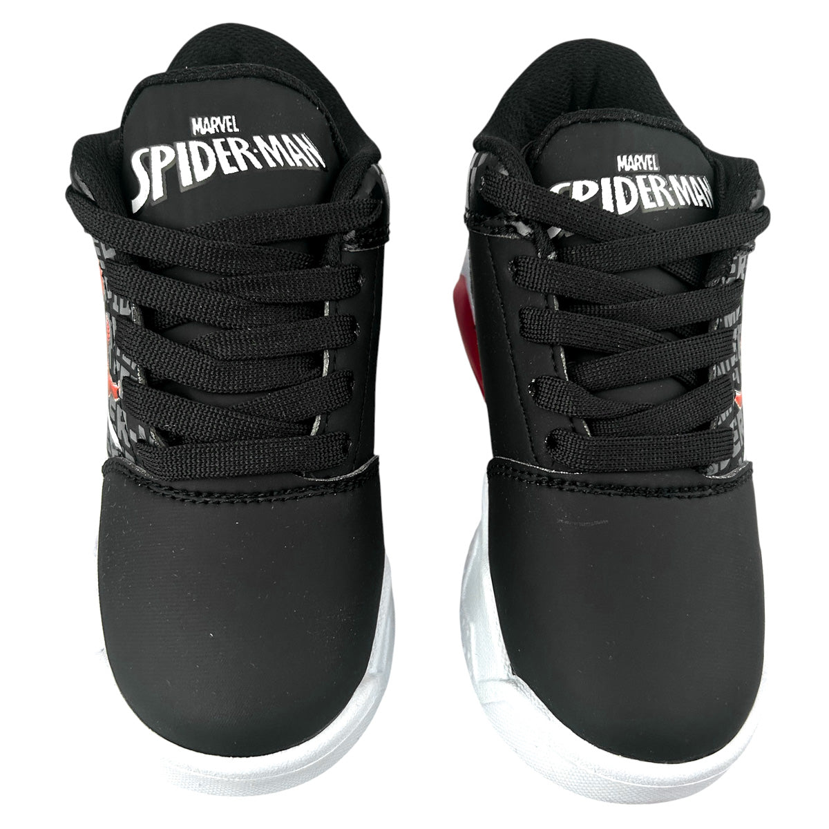 Tenis Niño Spiderman 2010 Casual Negro Rojo Original 18-21 (18.0 -21.0)