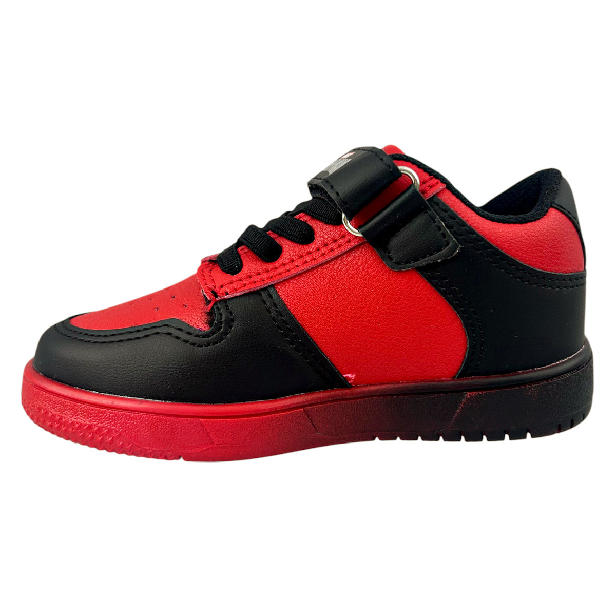 Tenis Spiderman Niño 3050 Contactel Rojo Negro 16-21