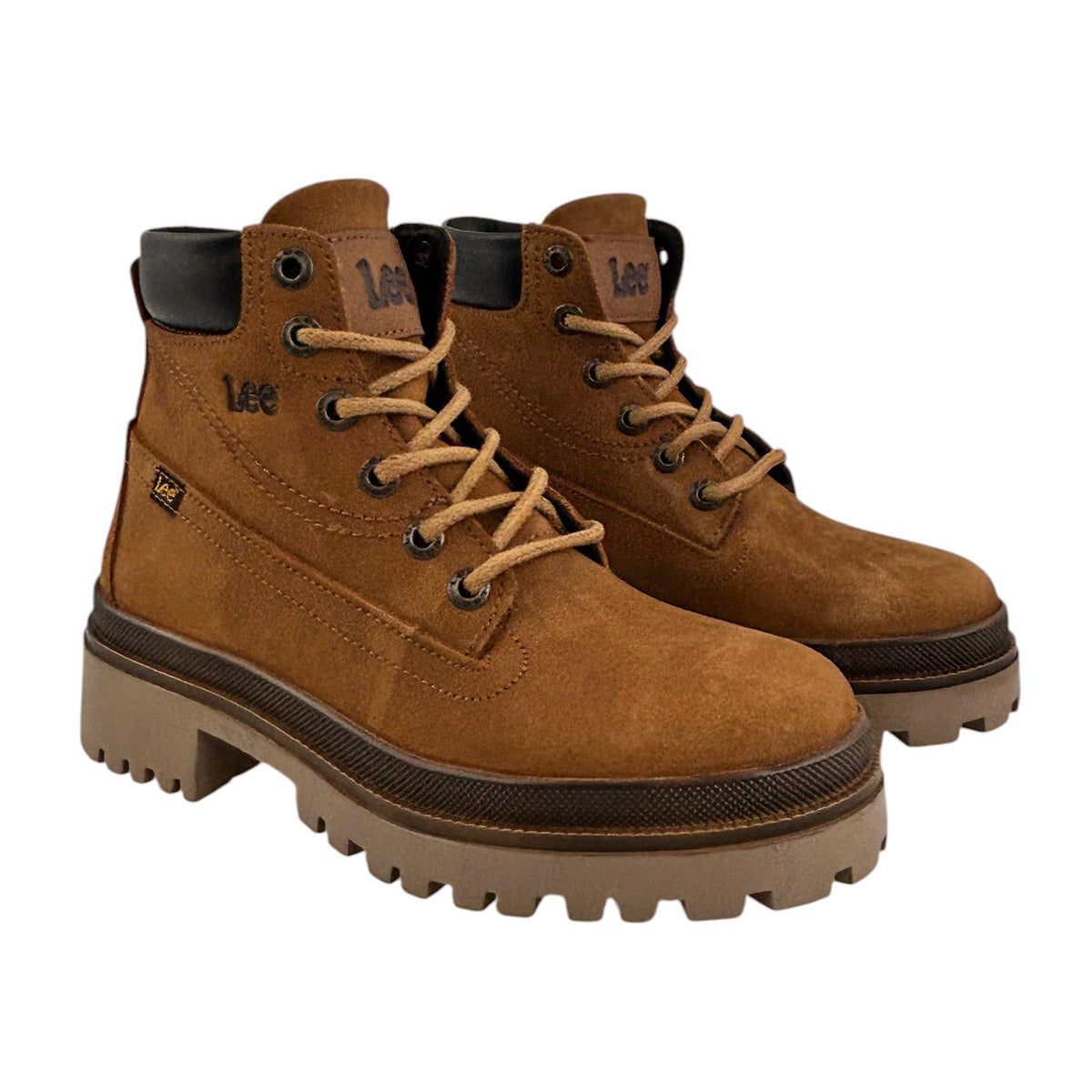 Botas Mujer Lee Le350 Plataforma Piel Nobuck Originales