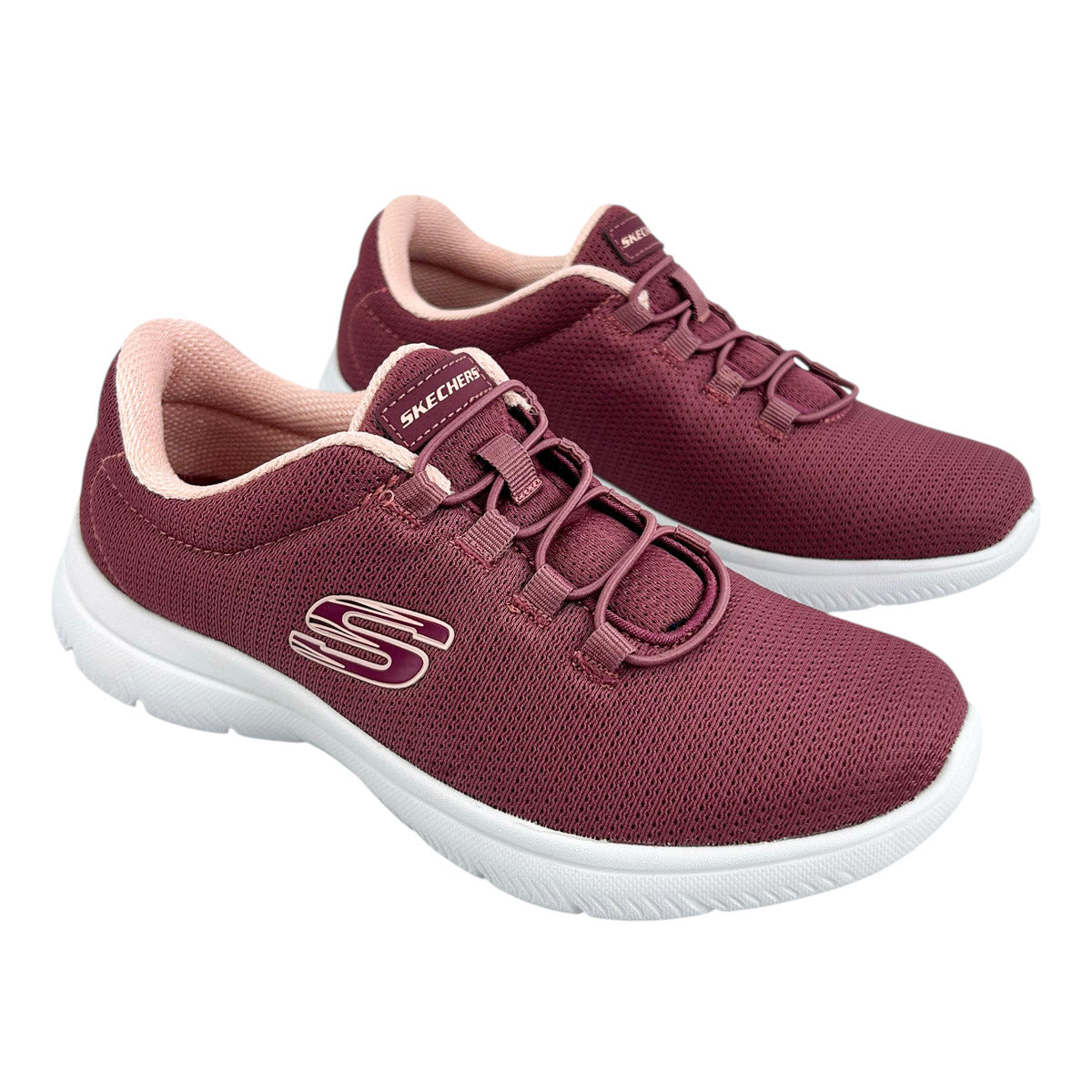 Tenis Skechers Mujer 10000mx Bobs Squad Memory Foam Mauve
