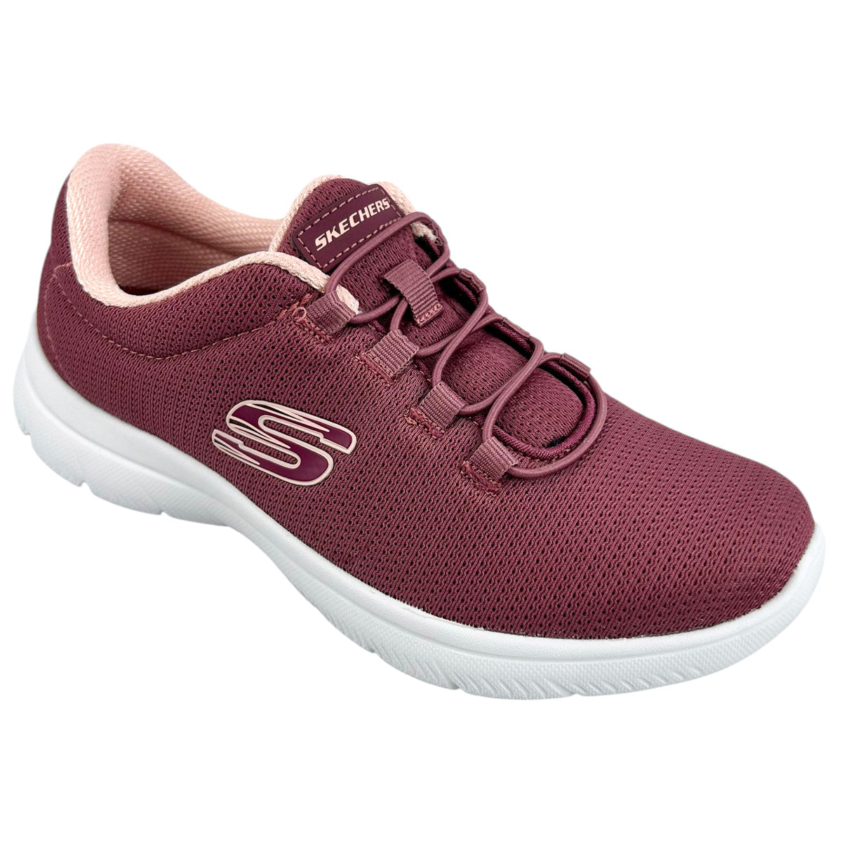 Tenis Skechers Mujer 10000mx Bobs Squad Memory Foam Mauve