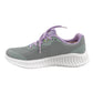 Tenis Skechers Mujer 125641x Go Walk Now Gris Lavanda