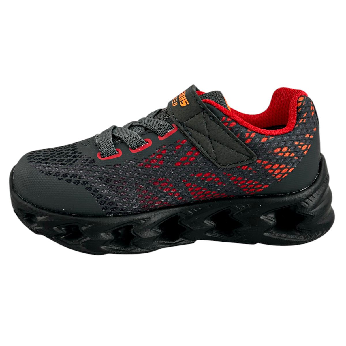 Tenis Skechers Niño 400602n Luces Ligeros Gris Multi 11-16