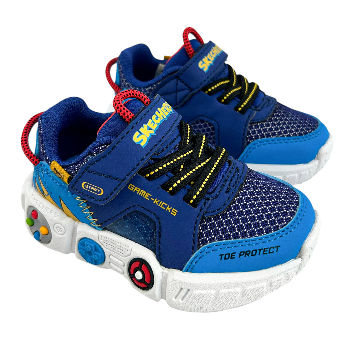 Tenis Skechers Niño 402262n Game Kicks Ligeros Azul 11-16