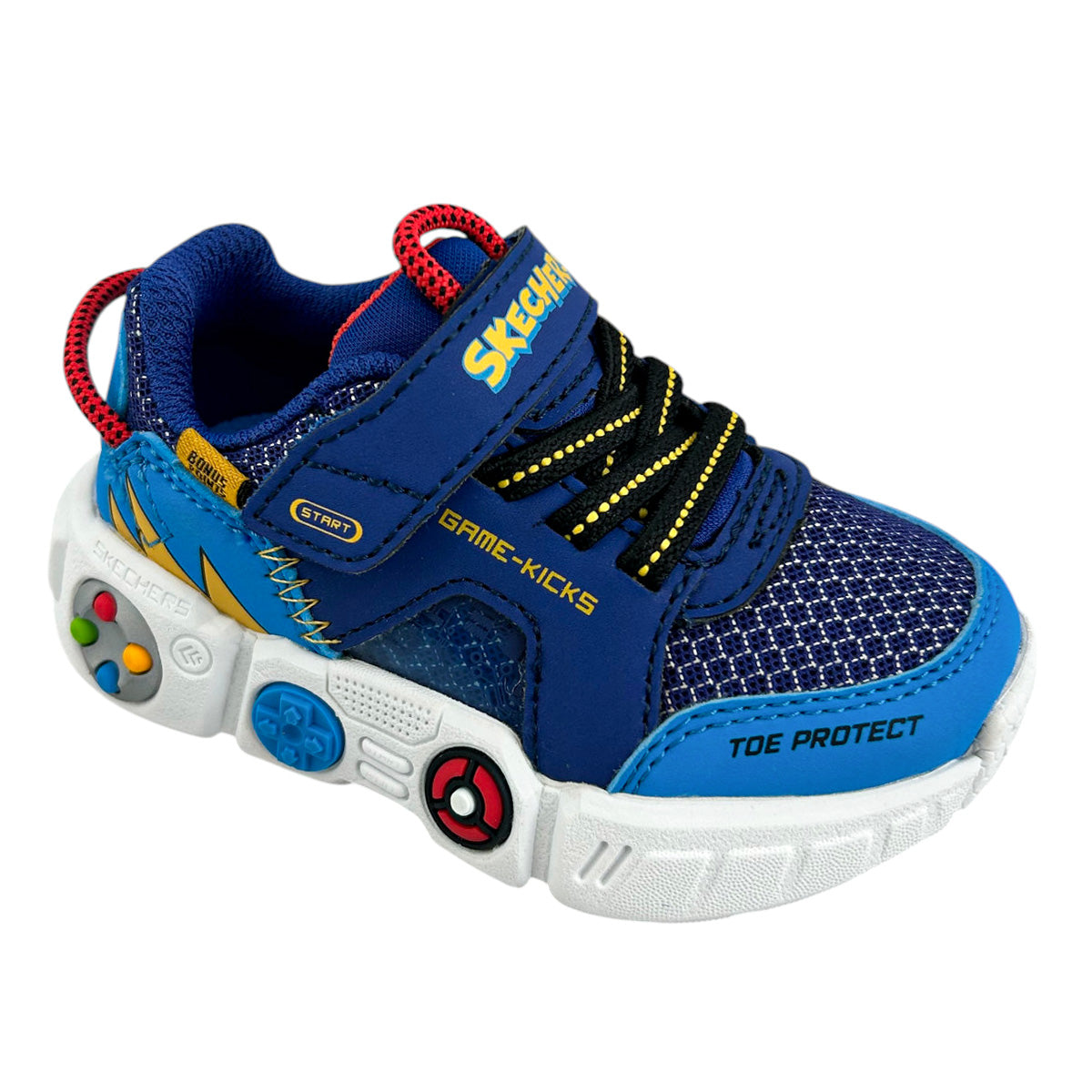 Tenis Skechers Niño 402262n Game Kicks Ligeros Azul 11-16