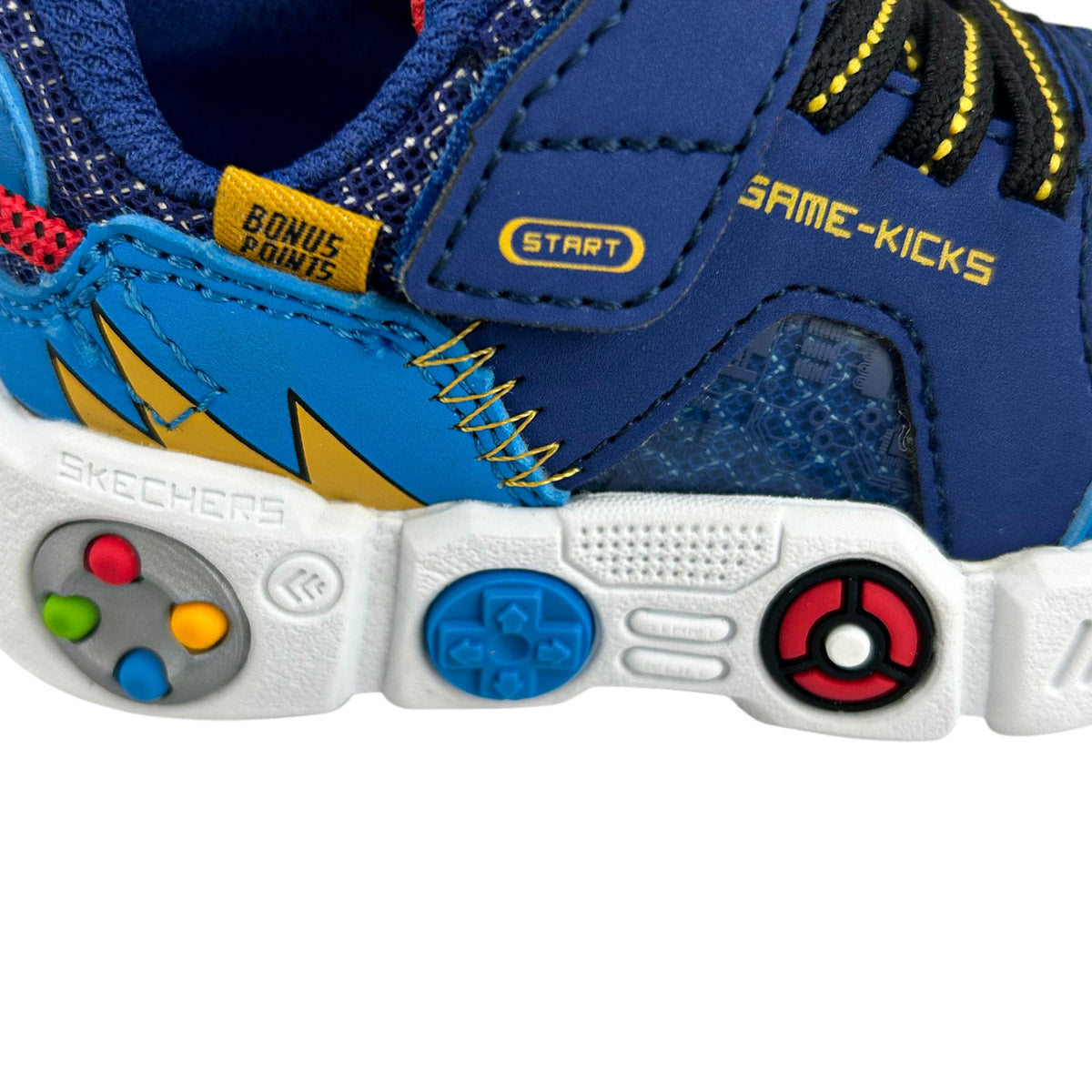 Tenis Skechers Niño 402262n Game Kicks Ligeros Azul 11-16