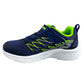 Tenis Skechers Niño 403770n Ligeros Marino Limón 12-16