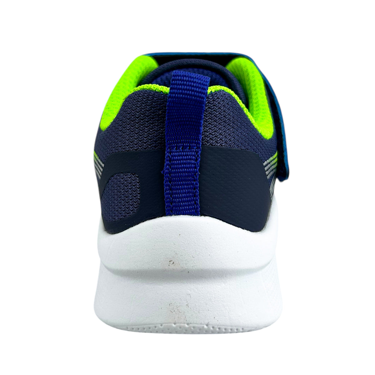 Tenis Skechers Niño 403770n Ligeros Marino Limón 12-16