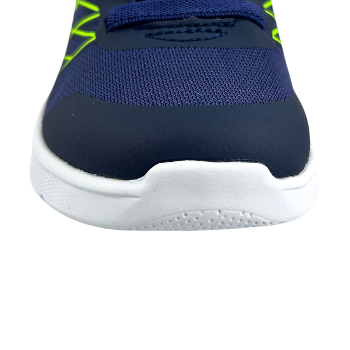 Tenis Skechers Niño 403770n Ligeros Marino Limón 12-16
