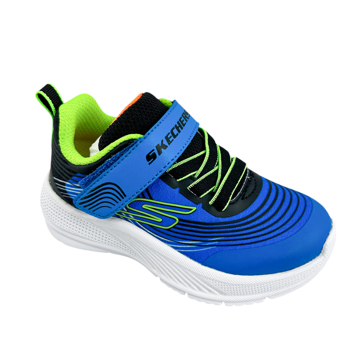 Tenis Skechers Niño 403926n Microspec Advance Azul 11-16