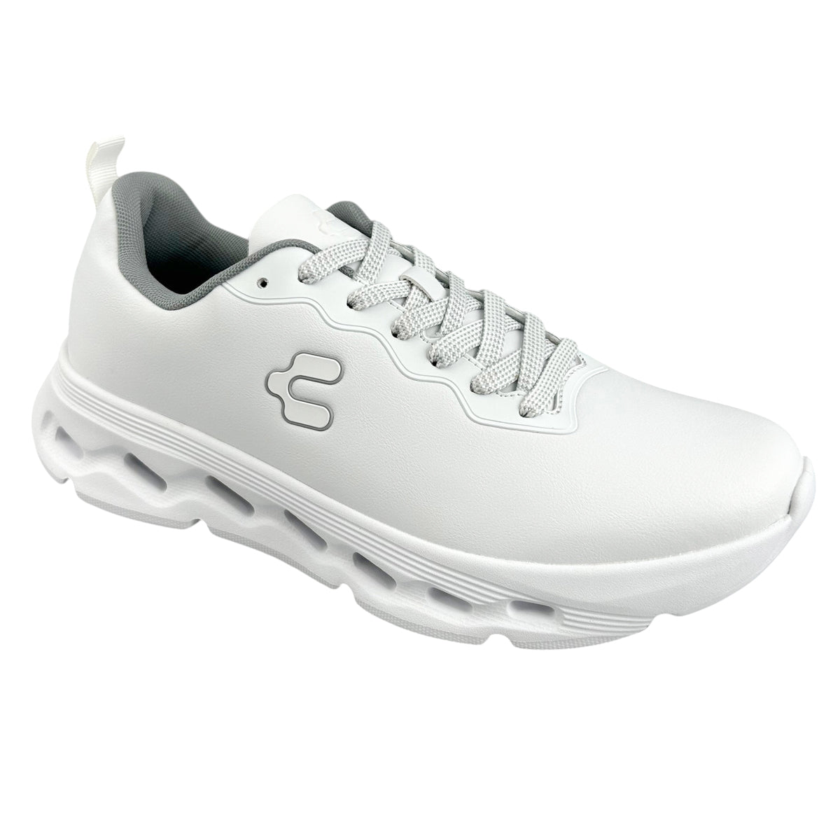 Tenis Deportivos Hombre Charly 1087720 Running Gym Blancos