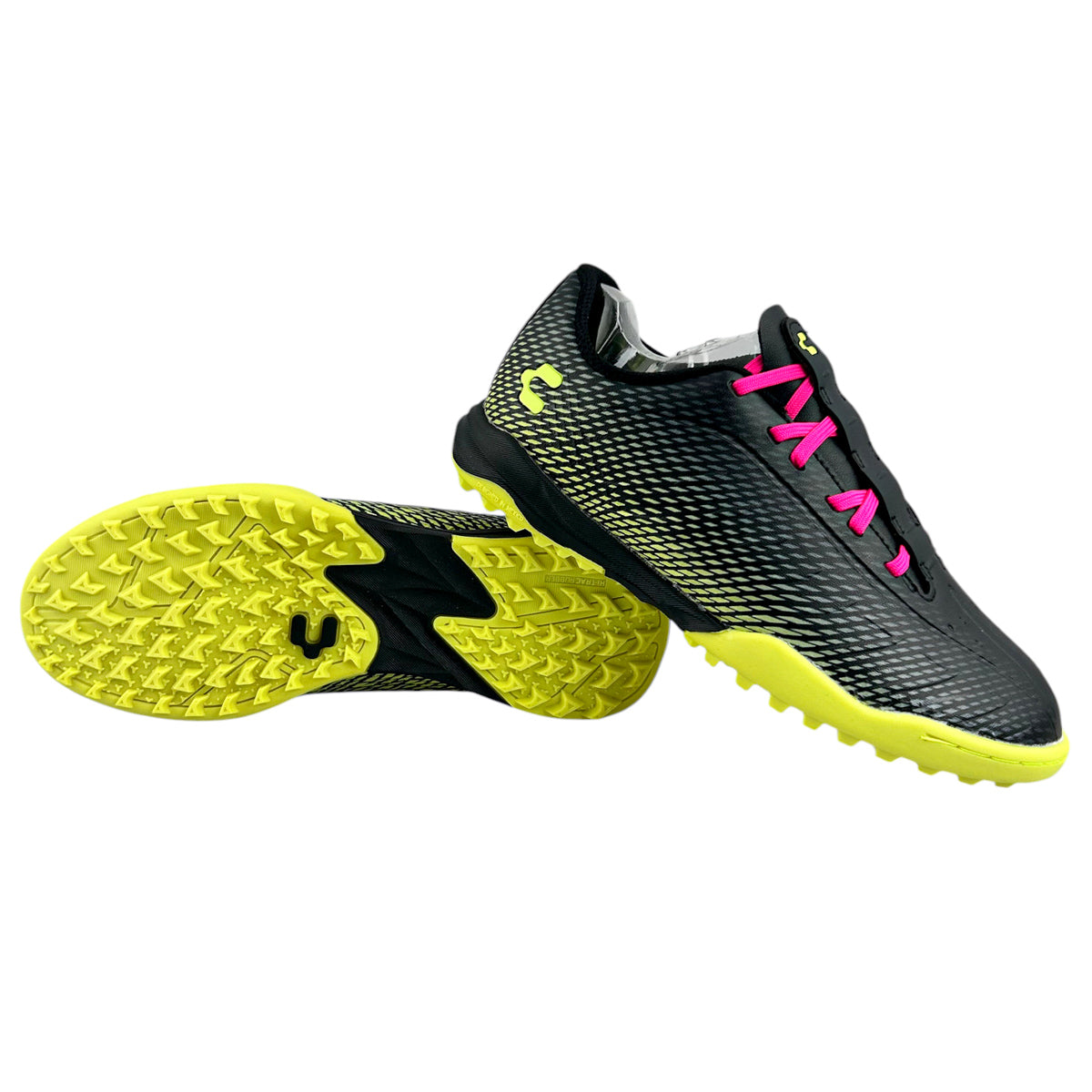Tenis Fútbol Rápido Junior Charly 1087416 Turf Negros