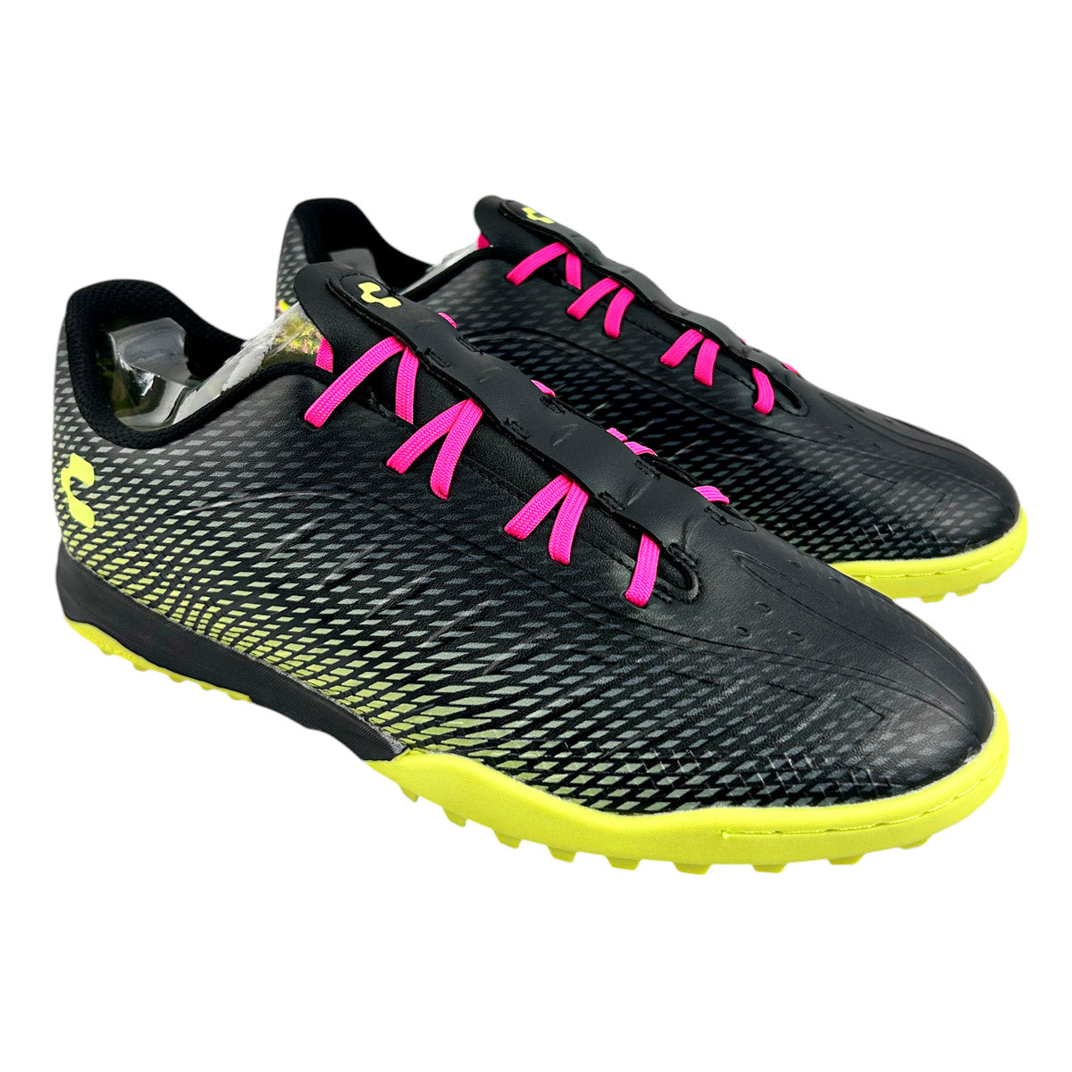 Tenis Fútbol Rápido Hombre Charly 1087416 Turf Negro Rosa