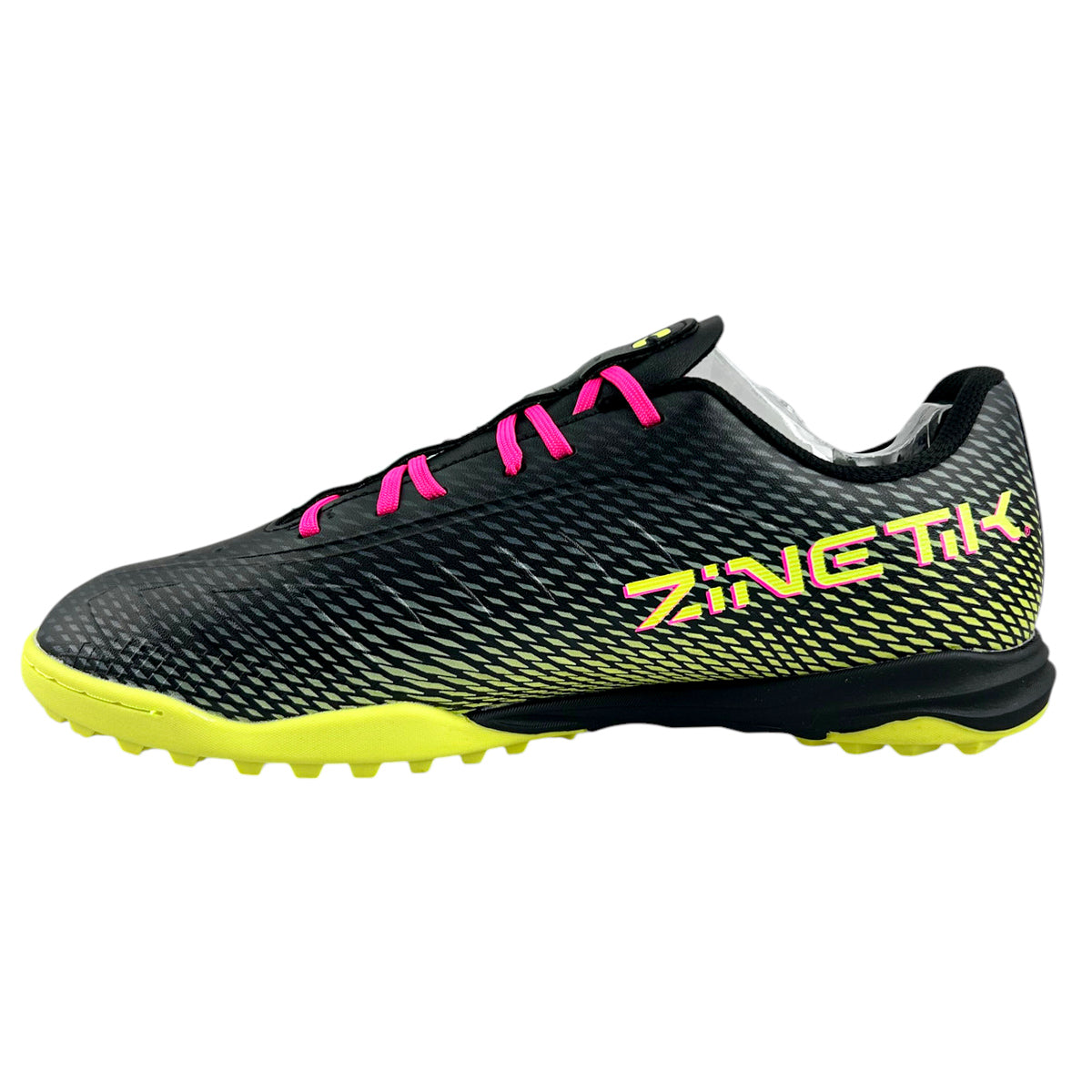 Tenis Fútbol Rápido Hombre Charly 1087416 Turf Negro Rosa
