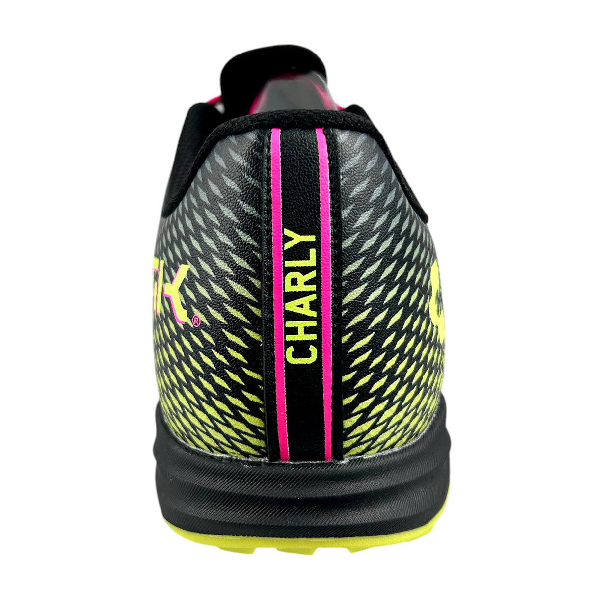 Tenis Fútbol Rápido Hombre Charly 1087416 Turf Negro Rosa