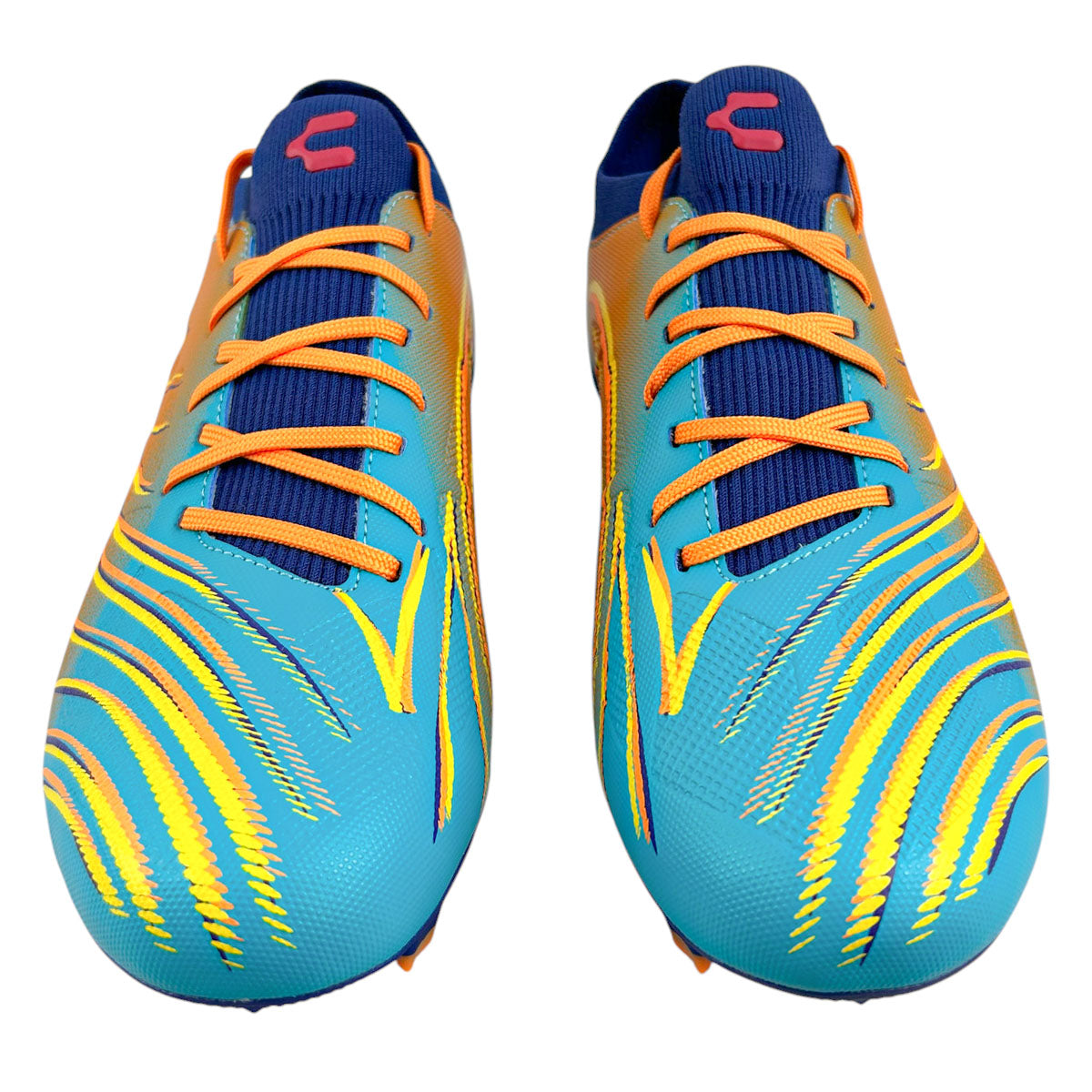 Tacos Fútbol Hombre Charly 1087240 Tachones Naranja Azul