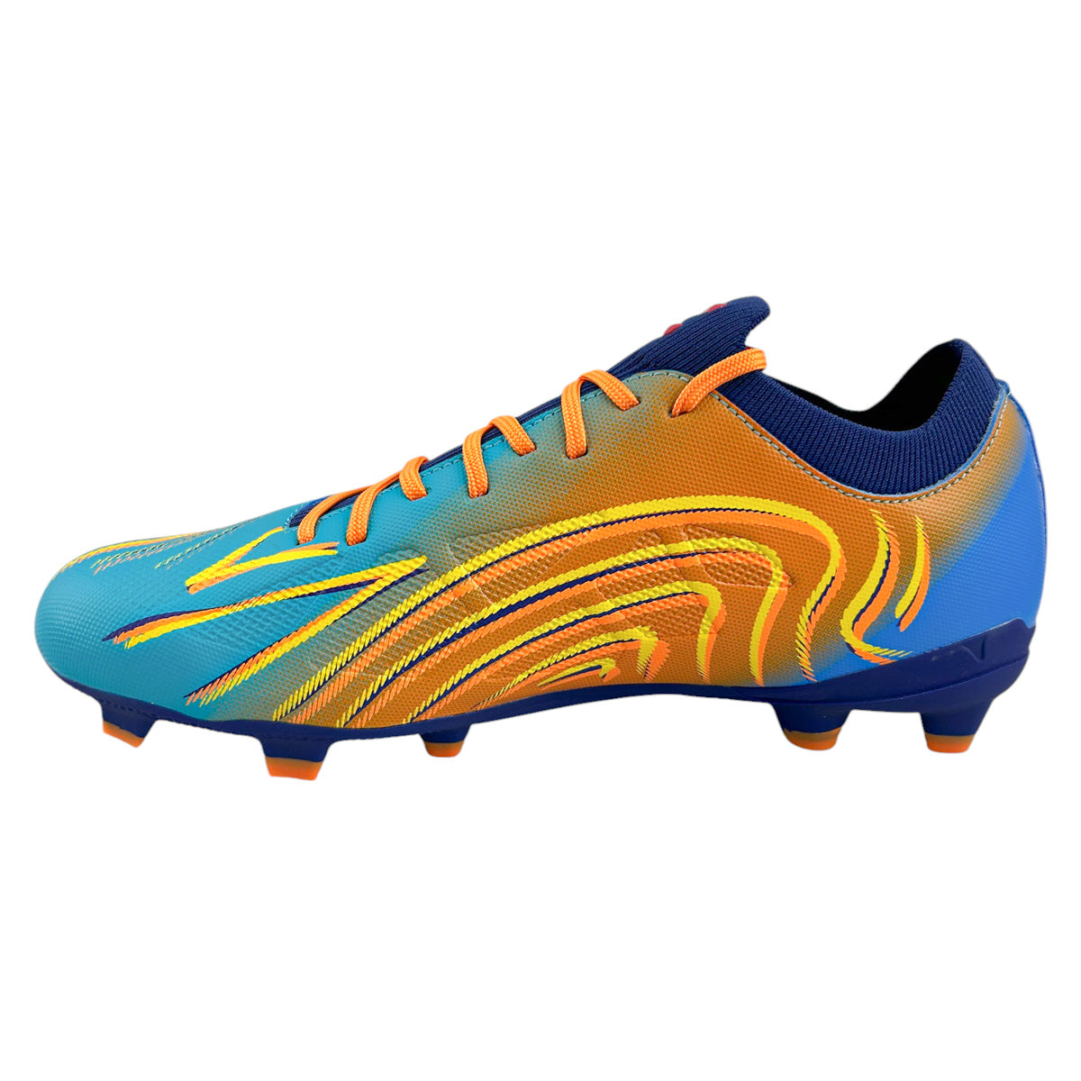 Tacos Fútbol Hombre Charly 1087240 Tachones Naranja Azul